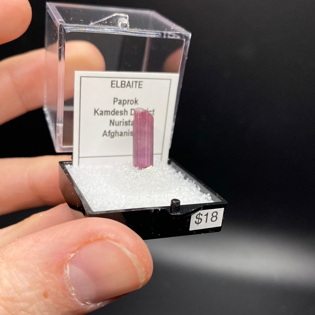 Elbaite Tourmaline Thumbnail Specimen - Afghanistan
