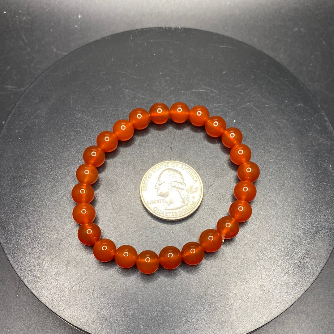Carnelian 8mm Bracelet