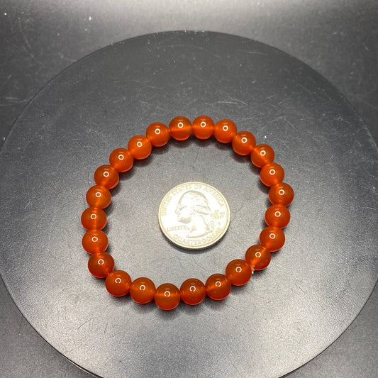 Carnelian 8mm Bracelet