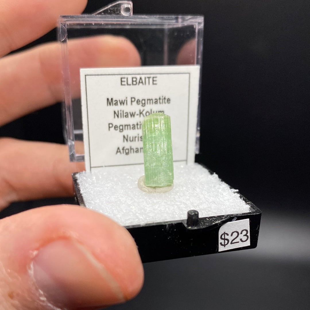 Elbaite Tourmaline Thumbnail Specimen - Afghanistan