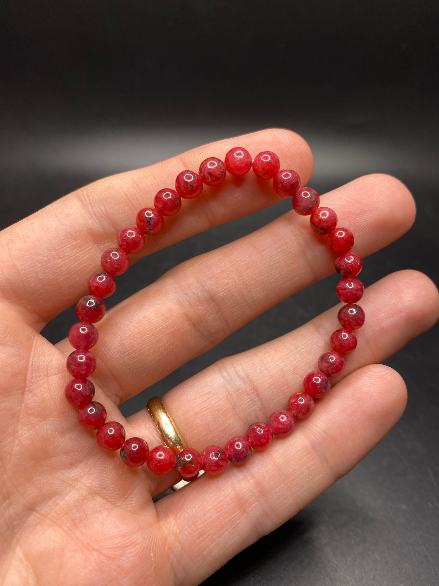 HQ Rhodonite Bracelet - 6mm