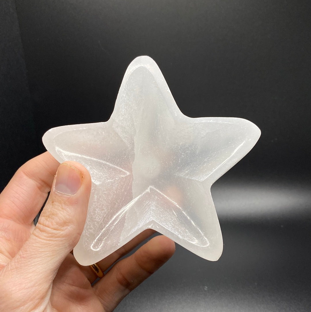 Selenite Bowl - Star