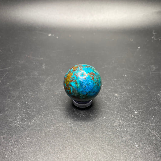 Chrysocolla / Copper Mineral Mix Spheres - Namibia - Small / Medium