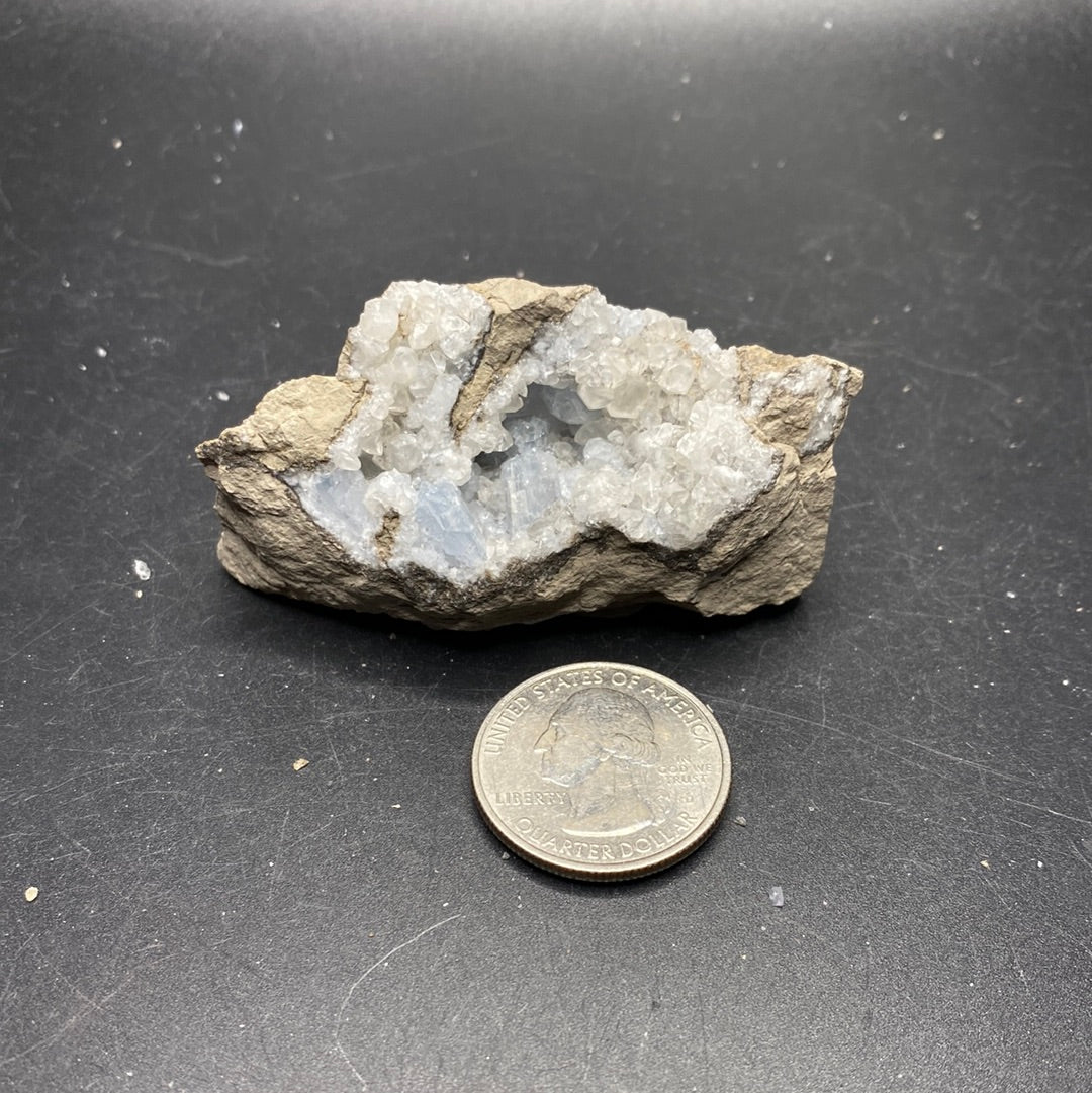 Celestine and Calcite Specimen - New York