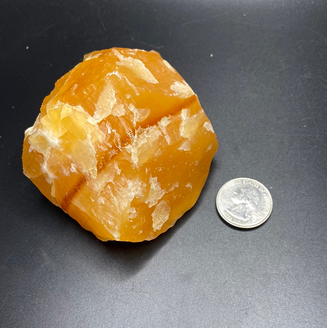 Orange Calcite - Large Rough - Mexico