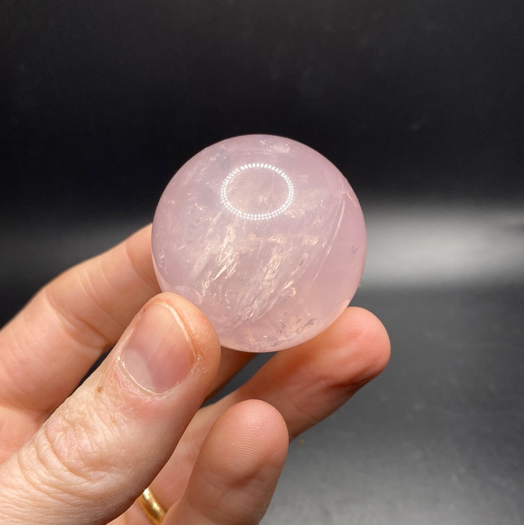 Star Rose Quartz Spheres