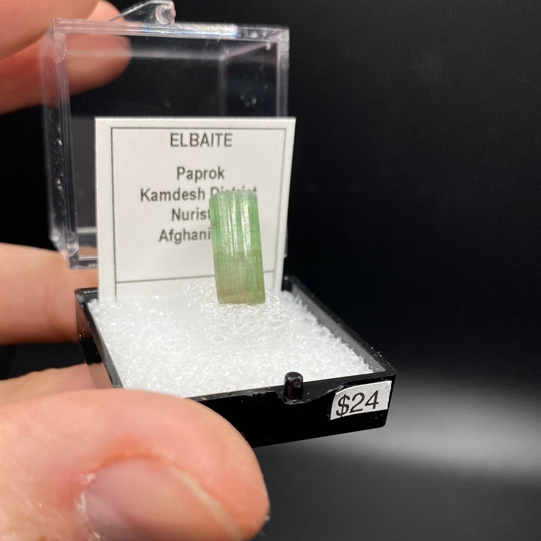 Elbaite Tourmaline Thumbnail Specimen - Afghanistan