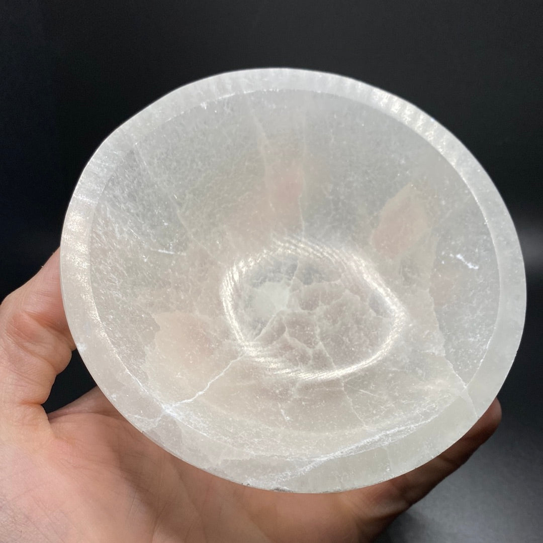 Selenite Bowl - Large Circle