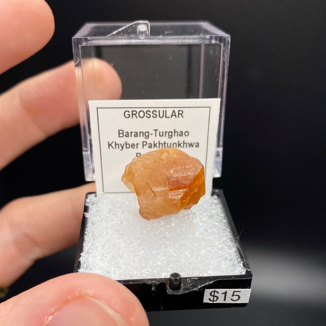 Grossular Garnet Thumbnail Specimen - Pakistan
