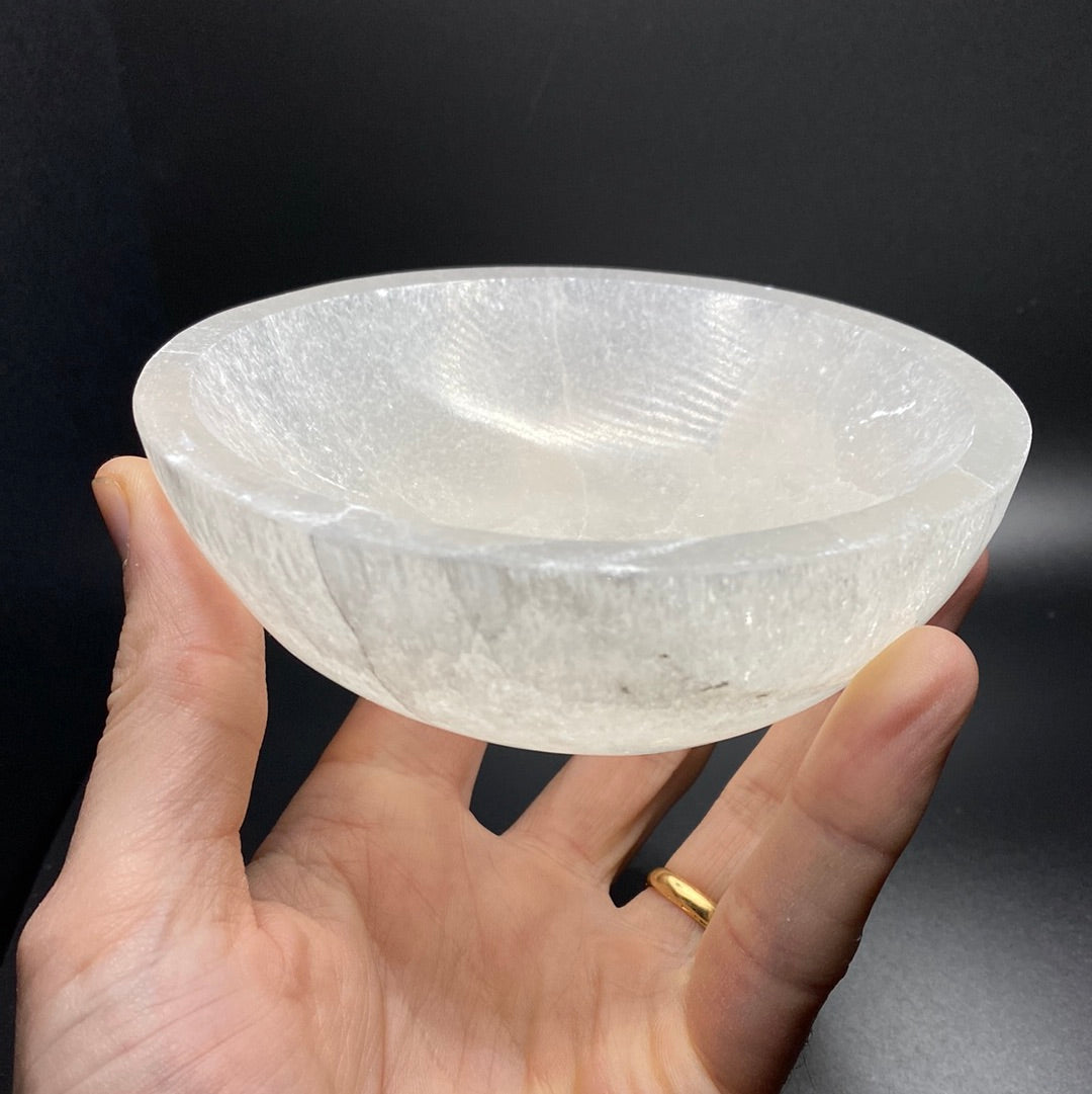 Selenite Bowl - Large Circle