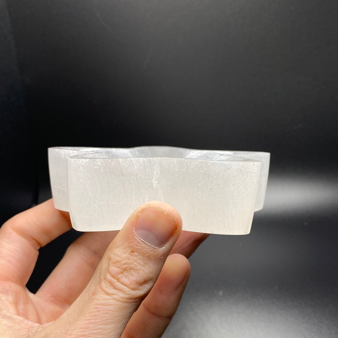 Selenite Bowl - Star