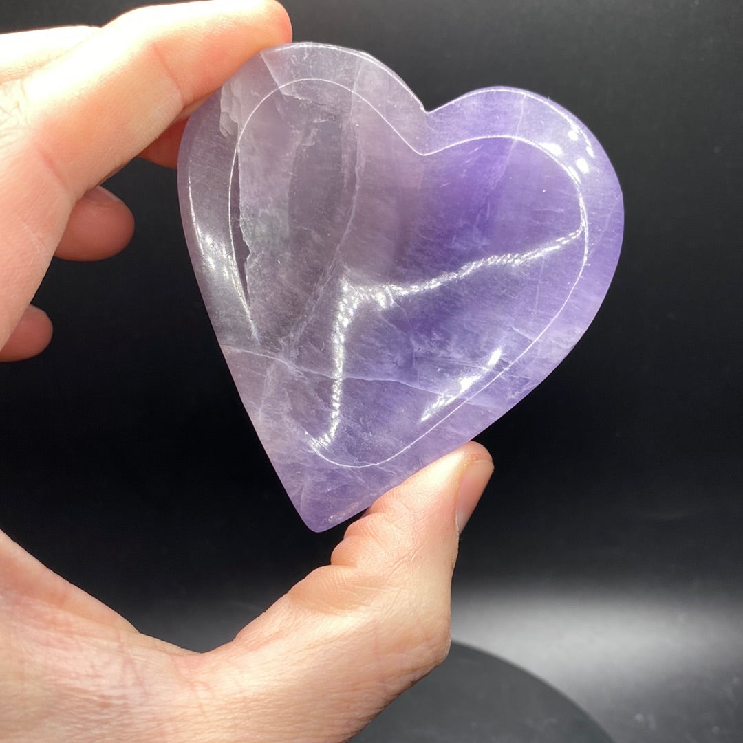 Fluorite Heart Bowl C