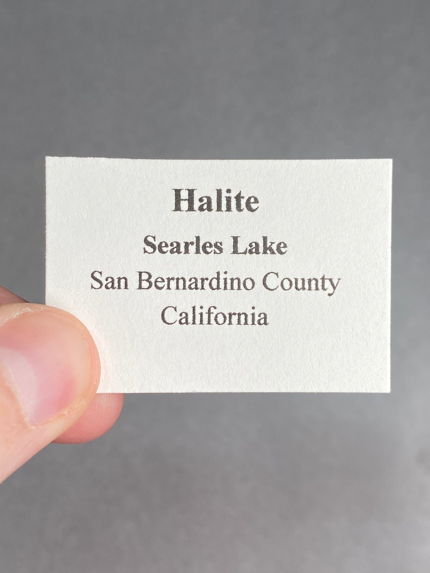 Halite Specimen- Searles Lake, California
