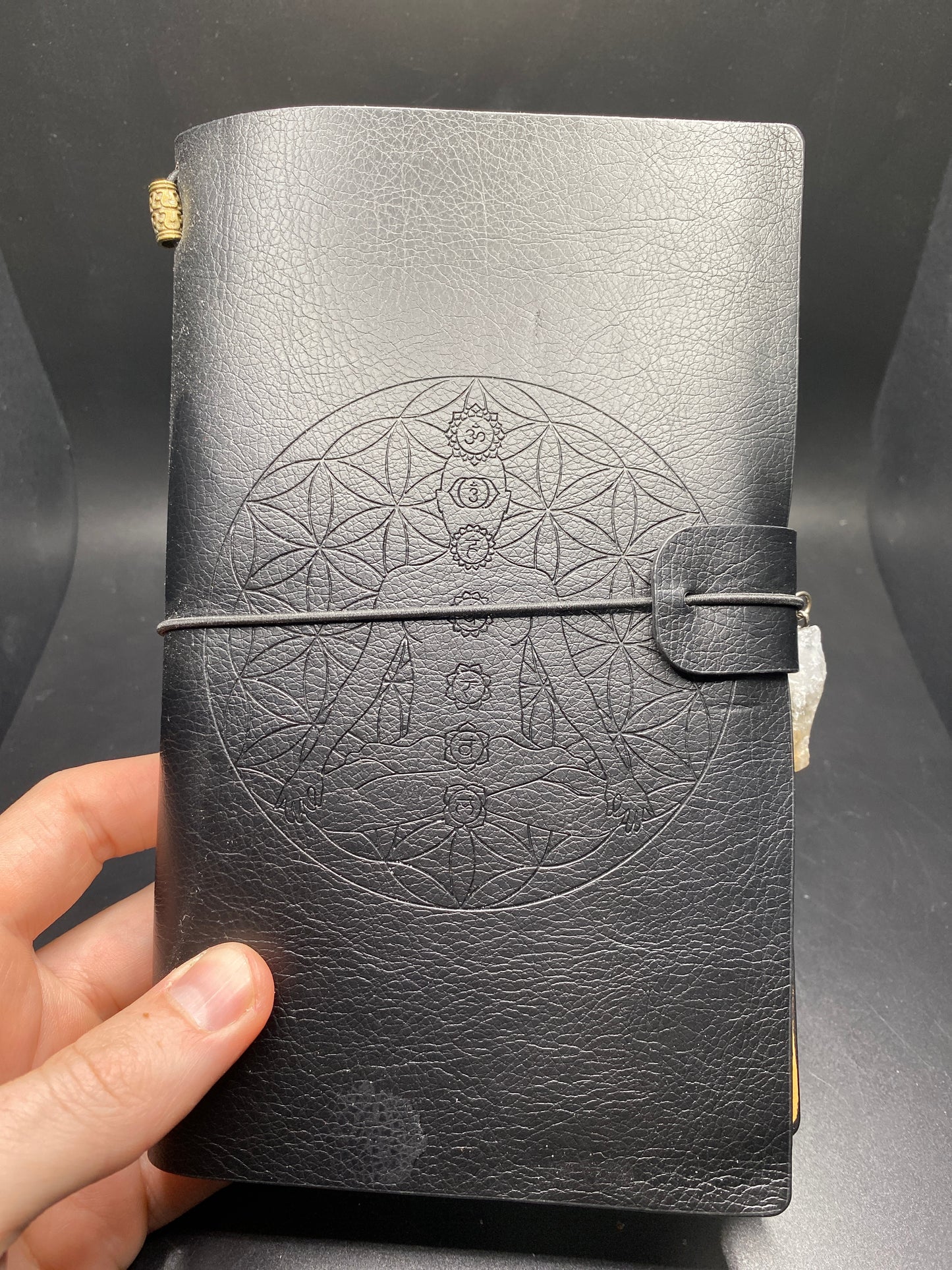 Crystal Notebook Journal - Black