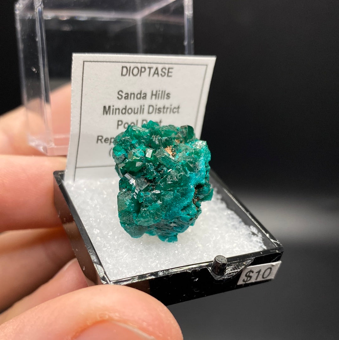 Dioptase Thumbnail Specimen - Rep of Congo