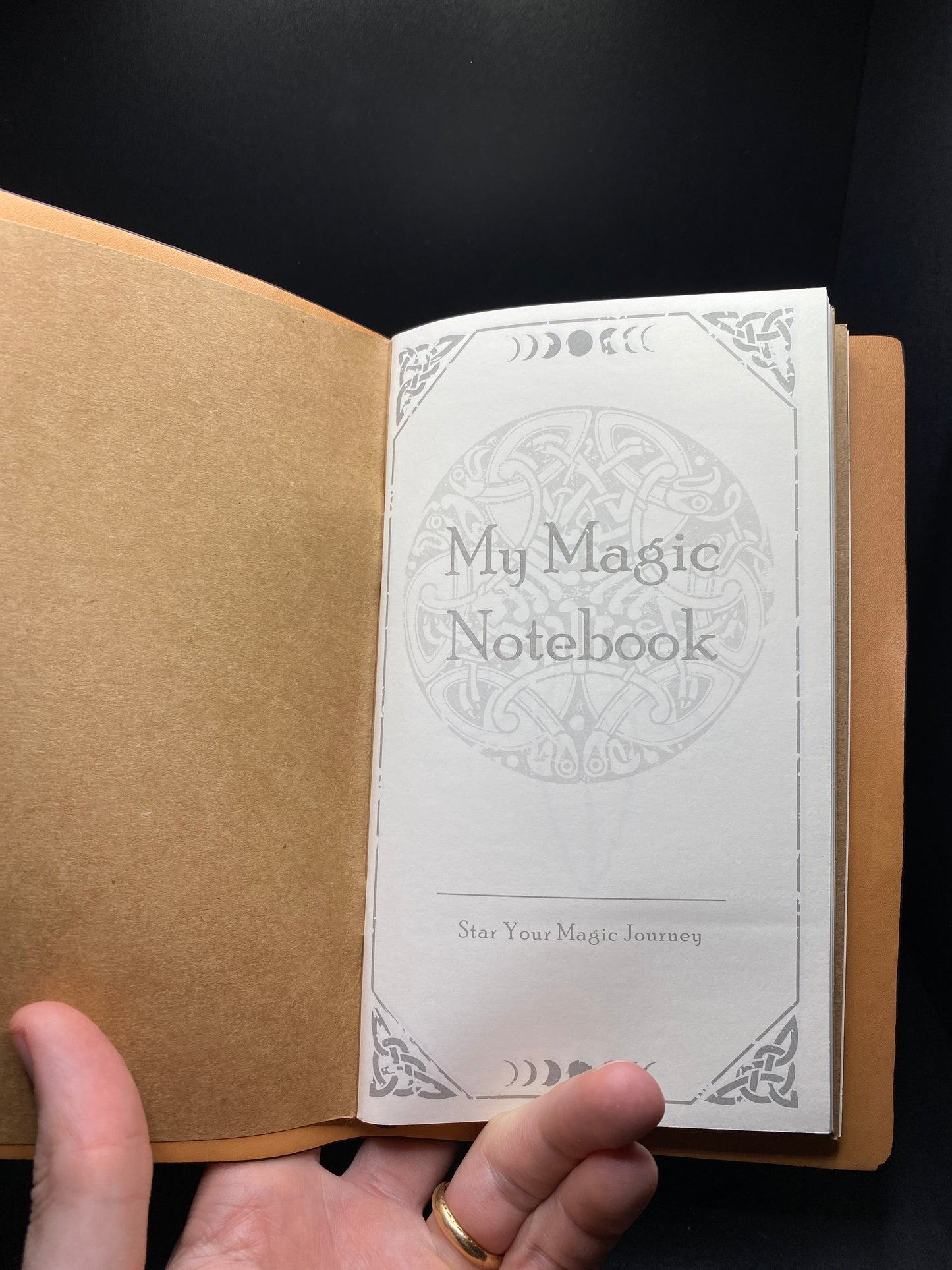 Crystal Notebook Journal - Black
