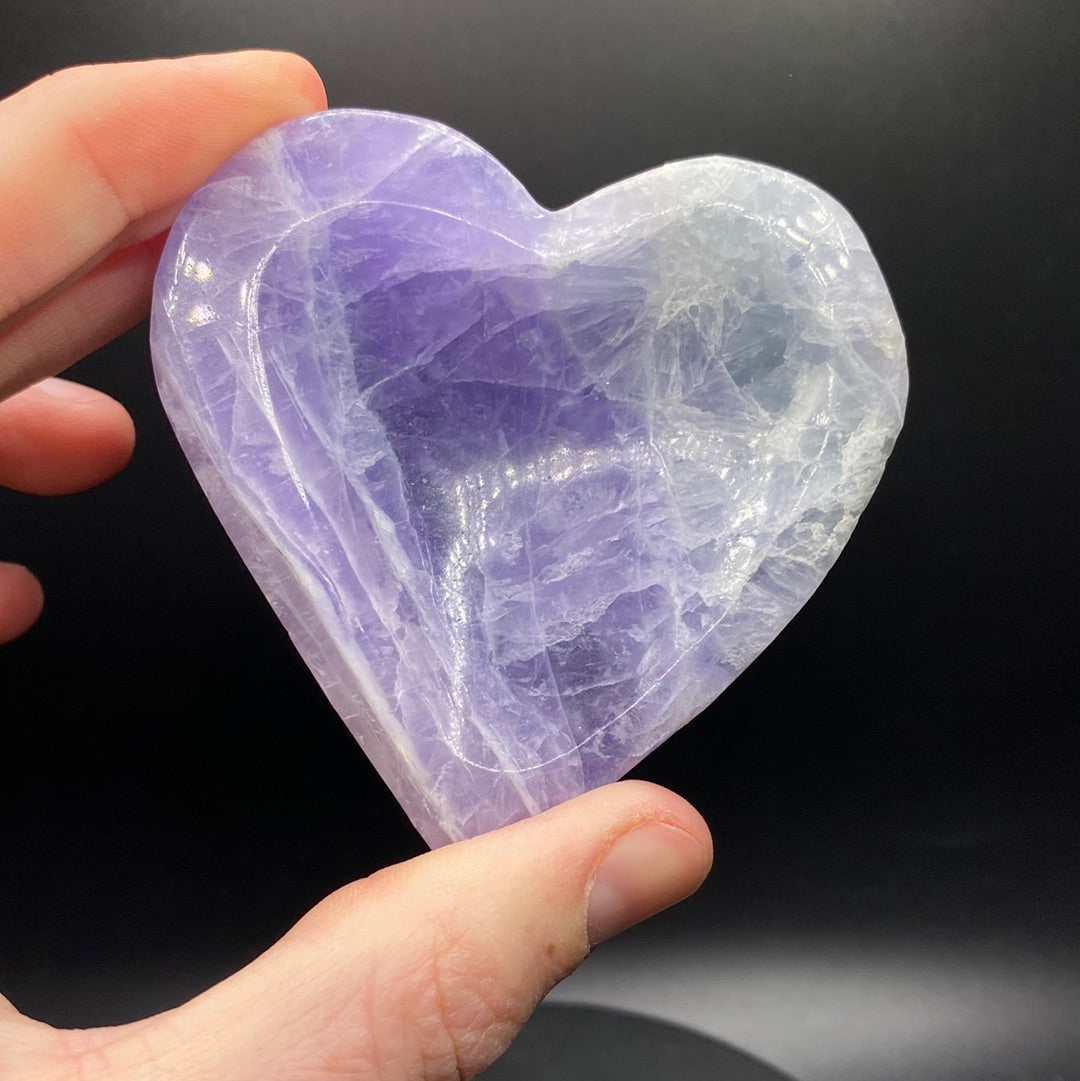 Fluorite Heart Bowl A