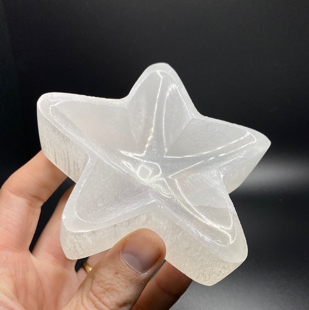 Selenite Bowl - Star