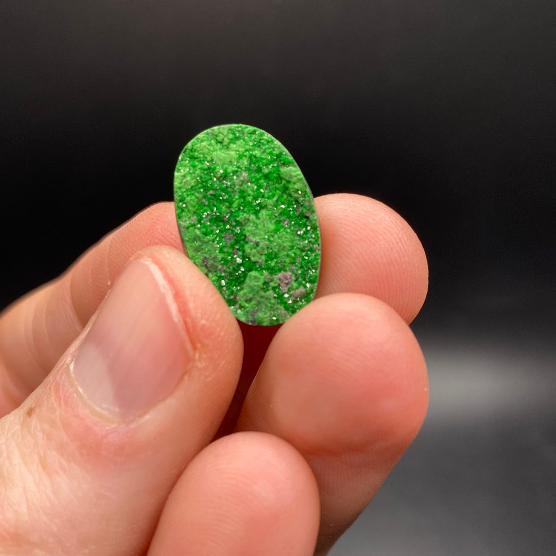 Uvarovite Garnet Cabochon - Russia