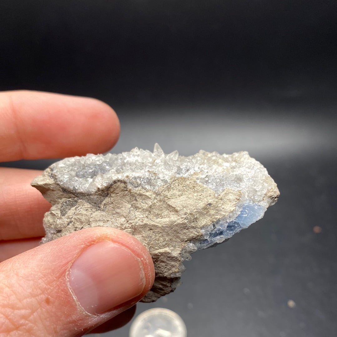 Celestine and Calcite Specimen - New York