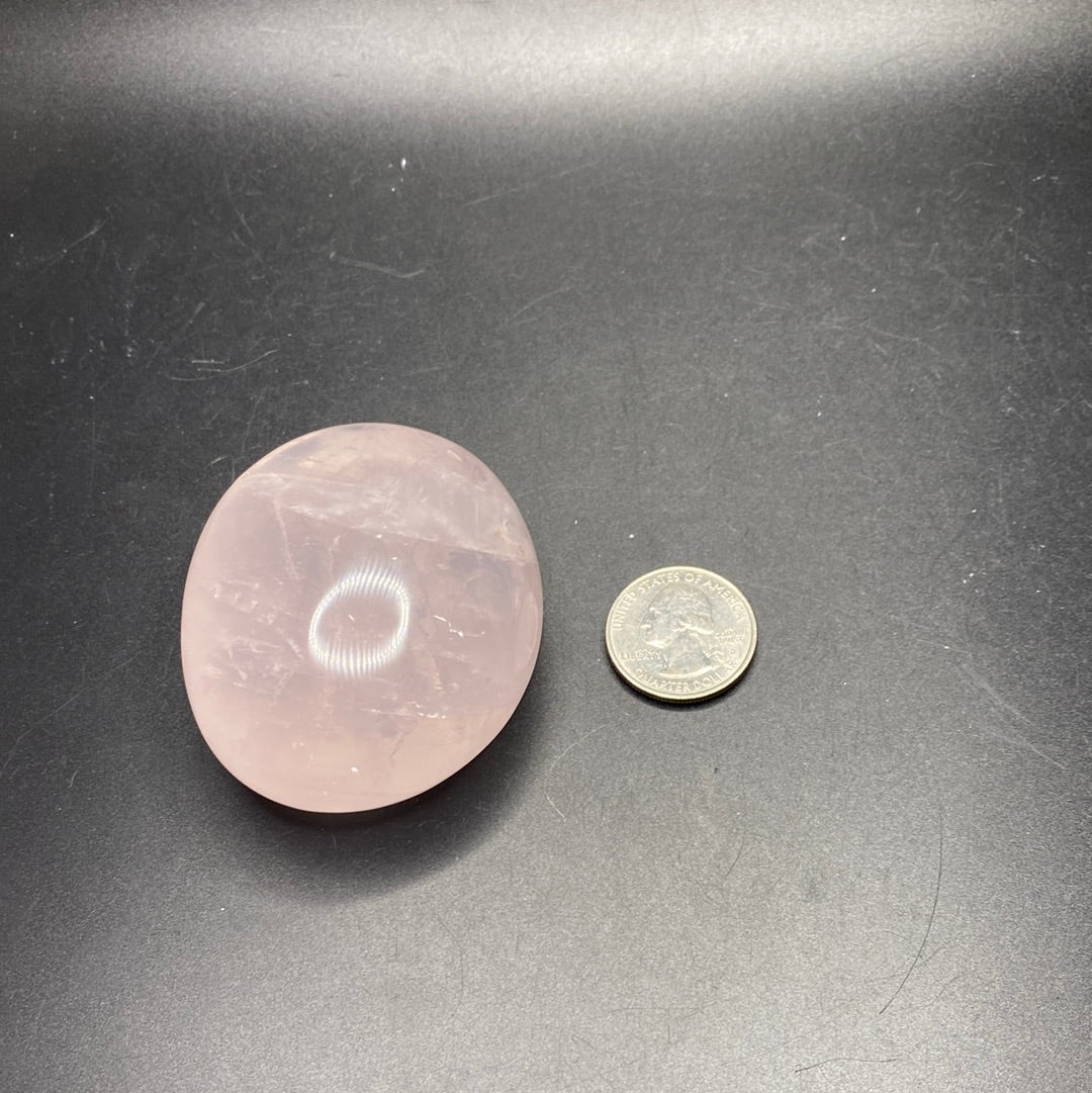 Rose Quartz Palmstone - Brazil