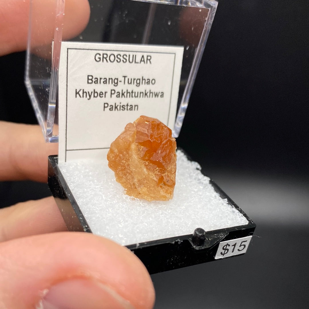 Grossular Garnet Thumbnail Specimen - Pakistan