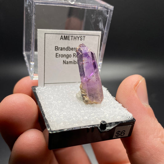 Brandberg Amethyst Thumbnail Specimen - Namibia