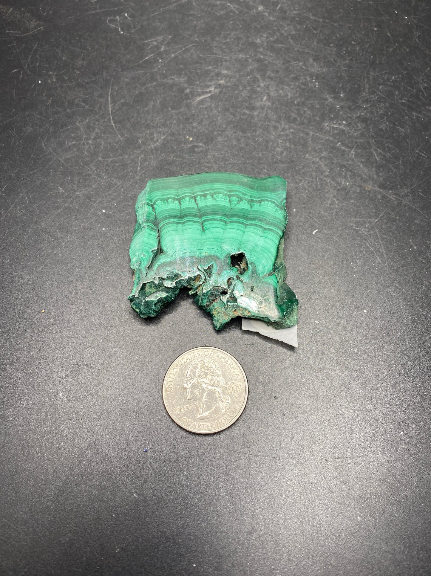 Malachite Slab - Congo