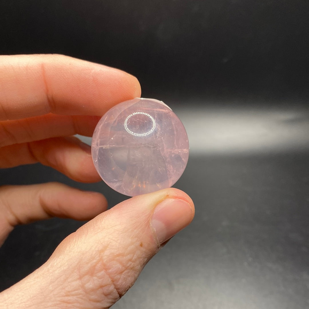 Star Rose Quartz Spheres