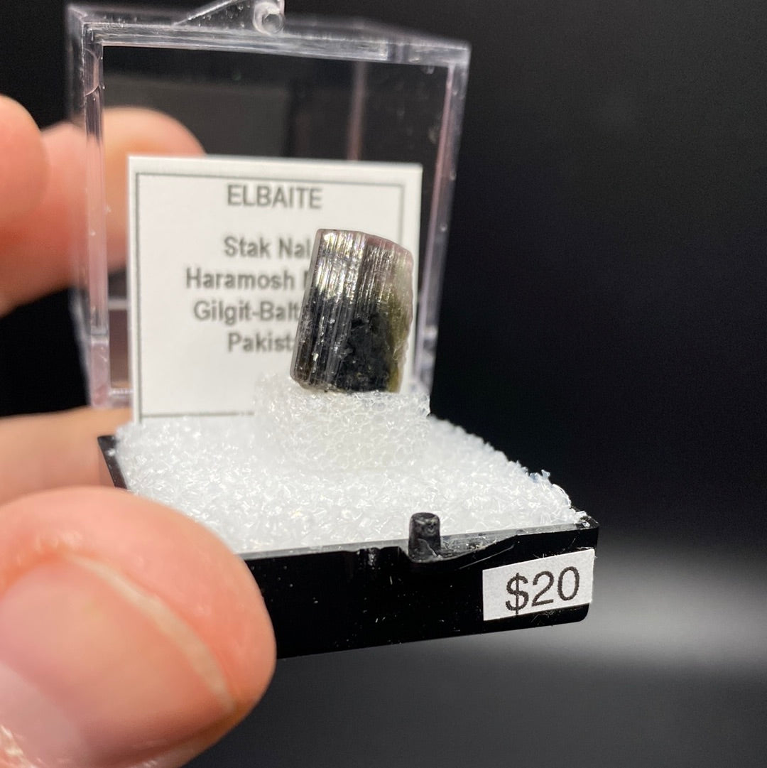 Elbaite Tourmaline Thumbnail Specimen - Pakistan