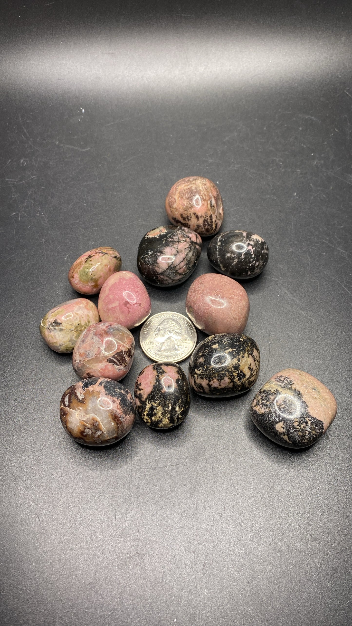 Rhodonite Tumbles