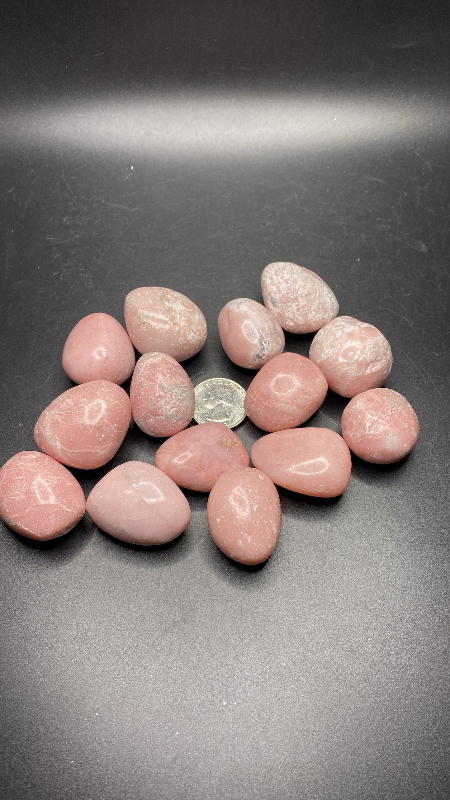 Pink Opal Tumbled - Peru