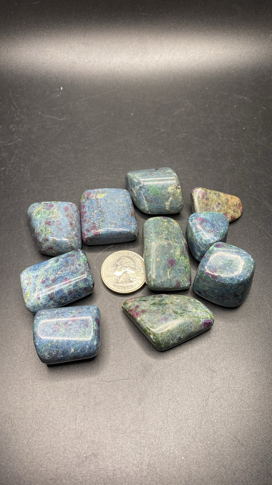 Ruby in Kyanite Tumble