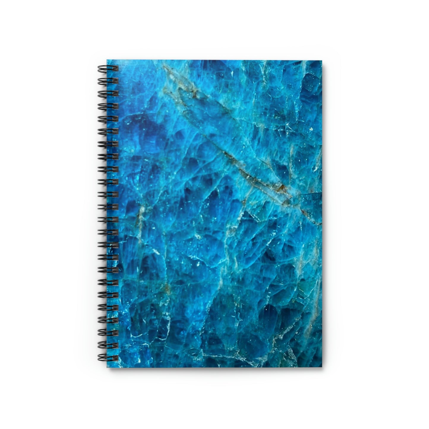 Blue Apatite Spiral Notebook - Ruled Line