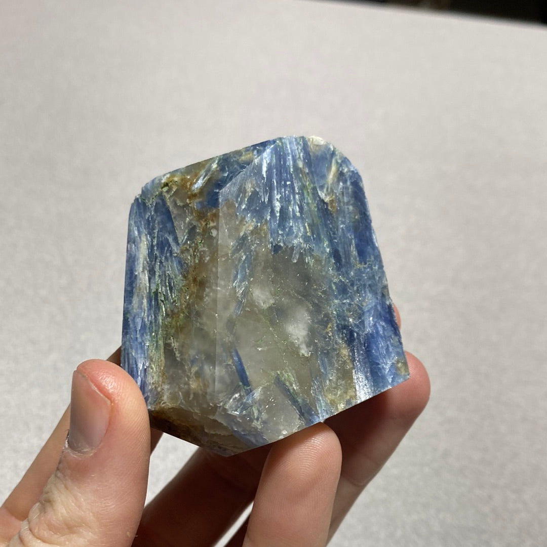 Blue Kyanite in Quartz Free Form