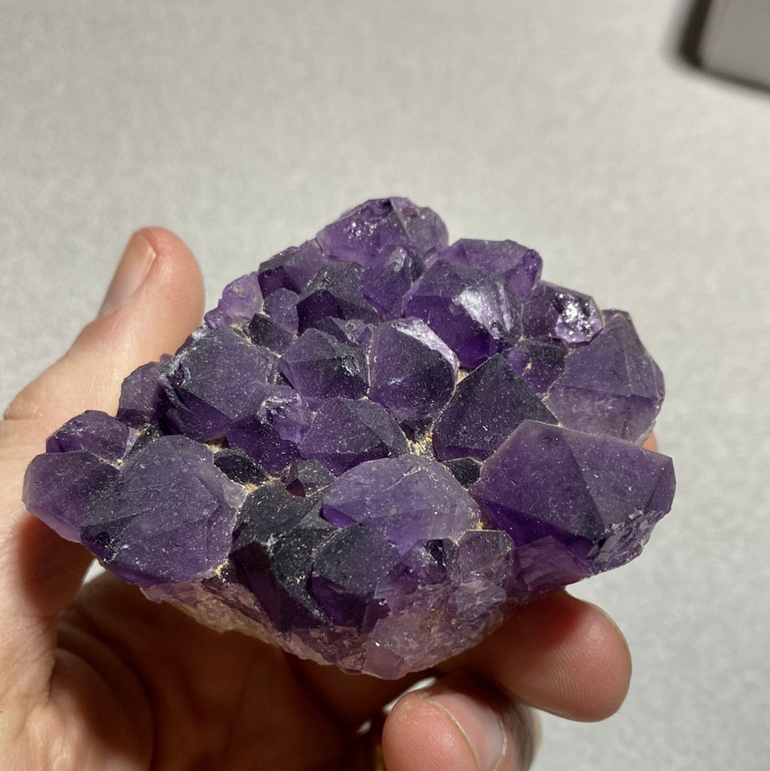Taquaral Amethyst Cluster - Side View