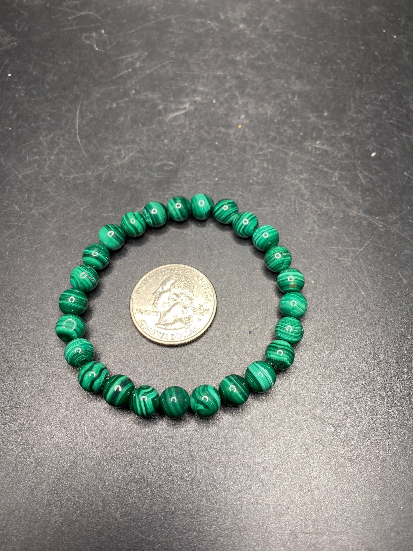 Malachite Bracelet - 7-9mm