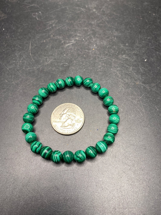 Malachite Bracelet - 7-9mm