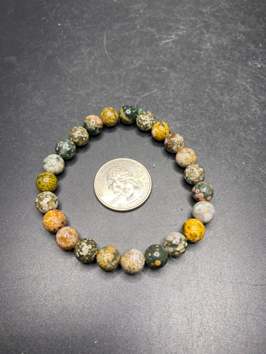 Ocean Jasper Bracelet - 8-9mm