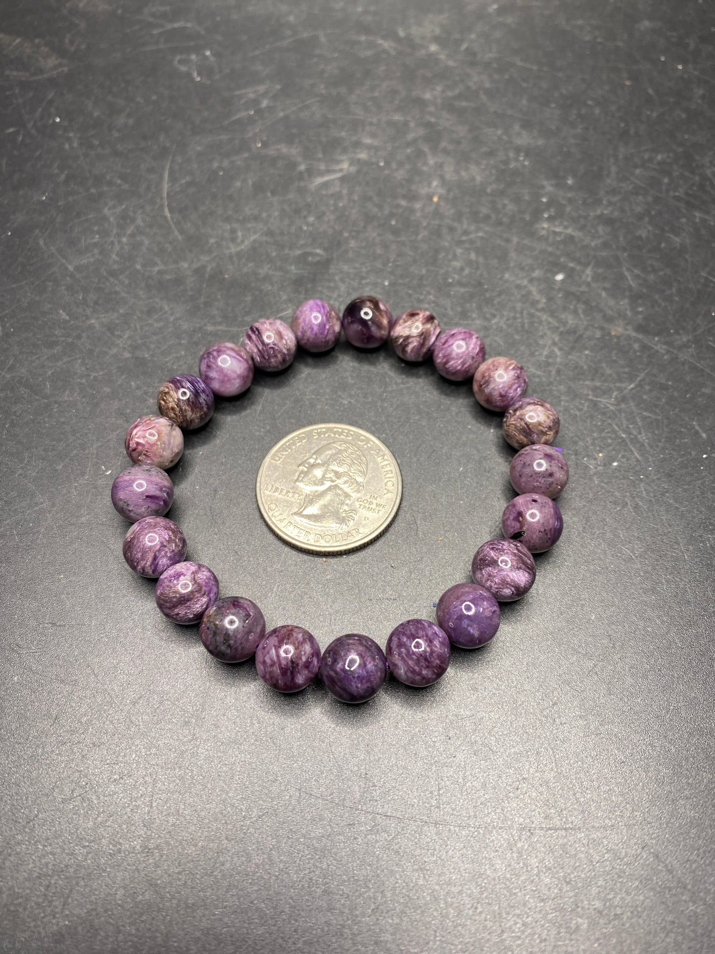 Charoite Bracelet - 9mm