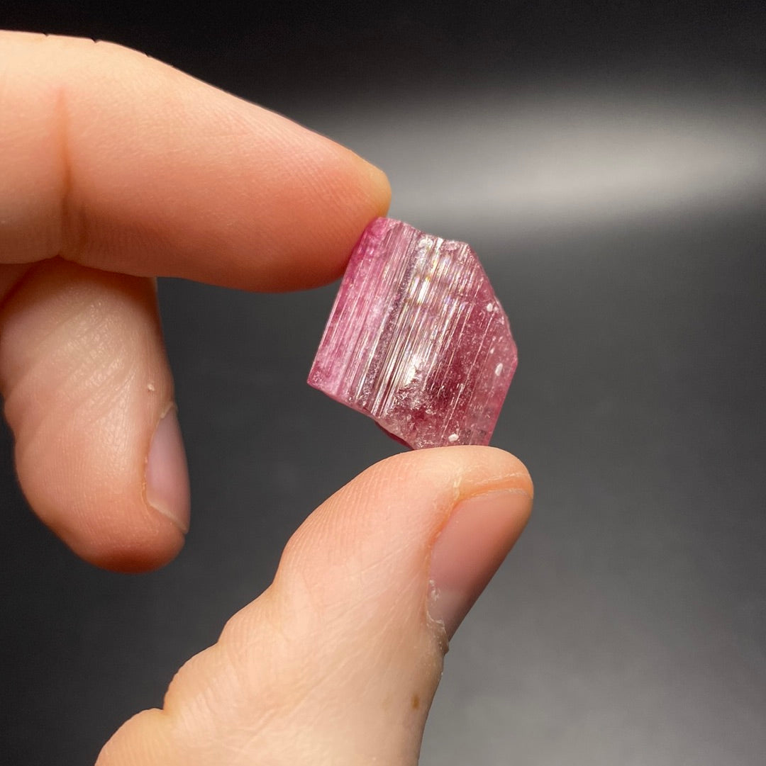 Pink Tourmaline - Hot Pink Pocket - Agua Branca Mine Brazil