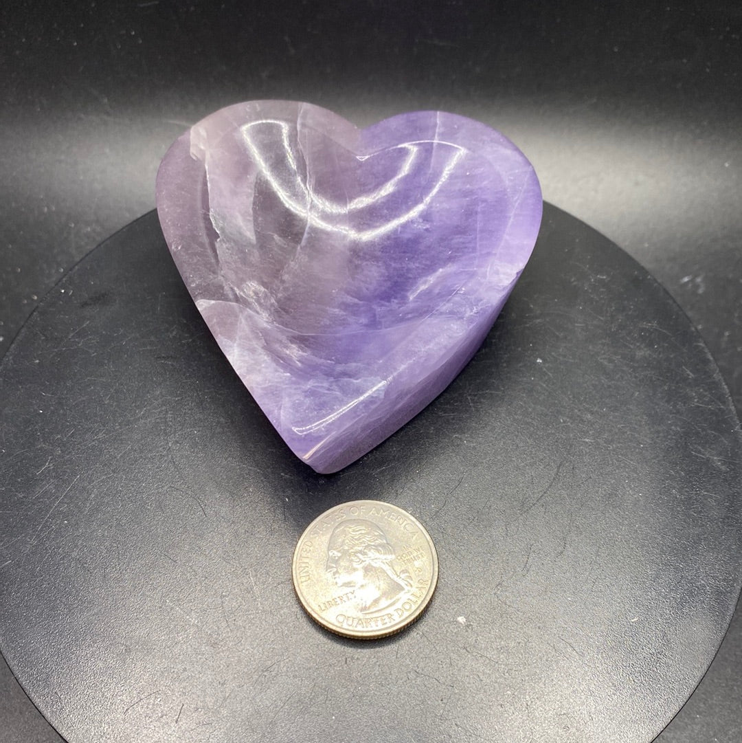 Fluorite Heart Bowl C