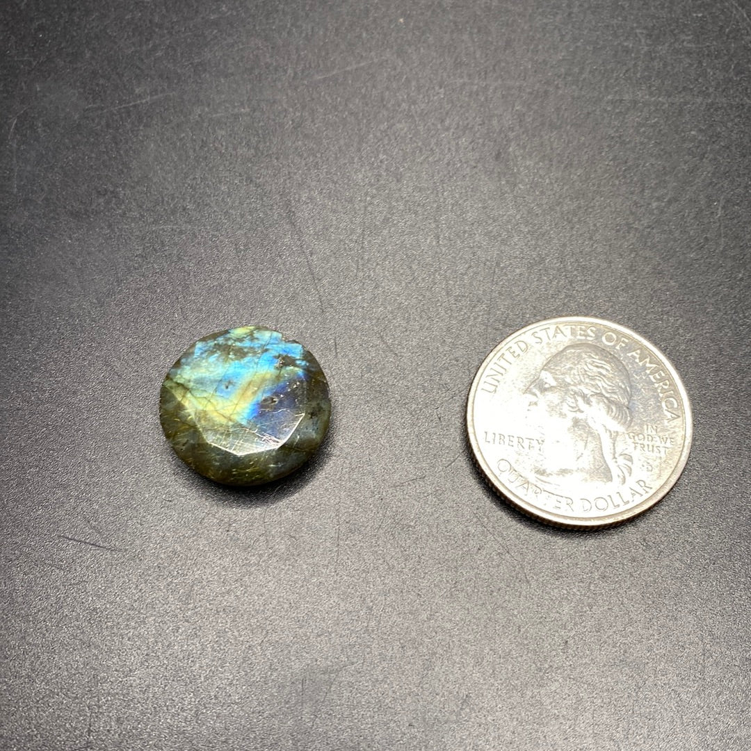 Faceted Labradorite Cabochon - Varoius Sizes