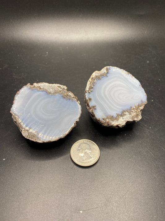 Agate Geode Pair - Mexico