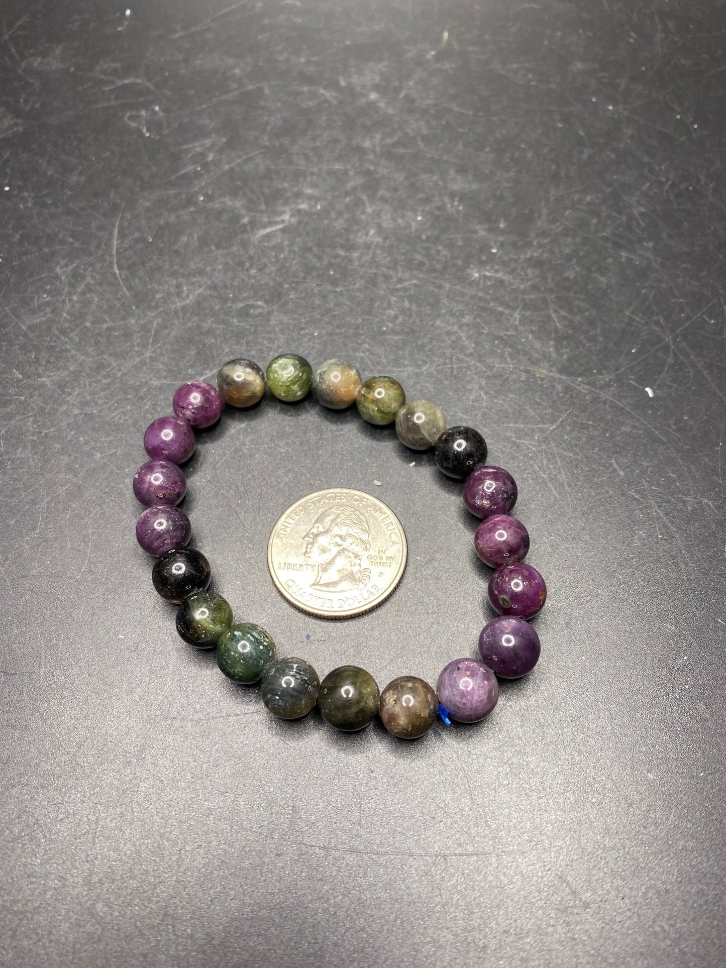 Multicolor Sapphire Bracelet - 9mm