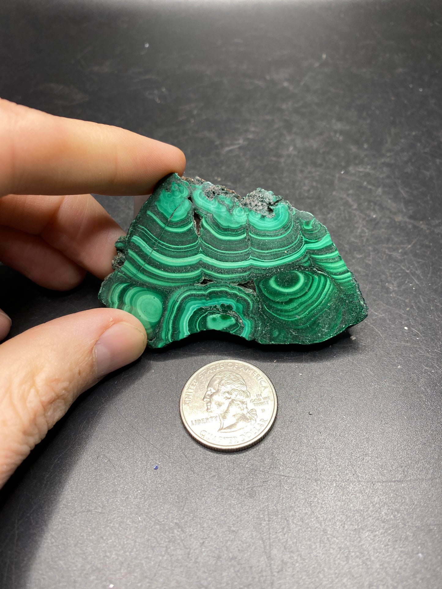 Malachite Slab - Congo