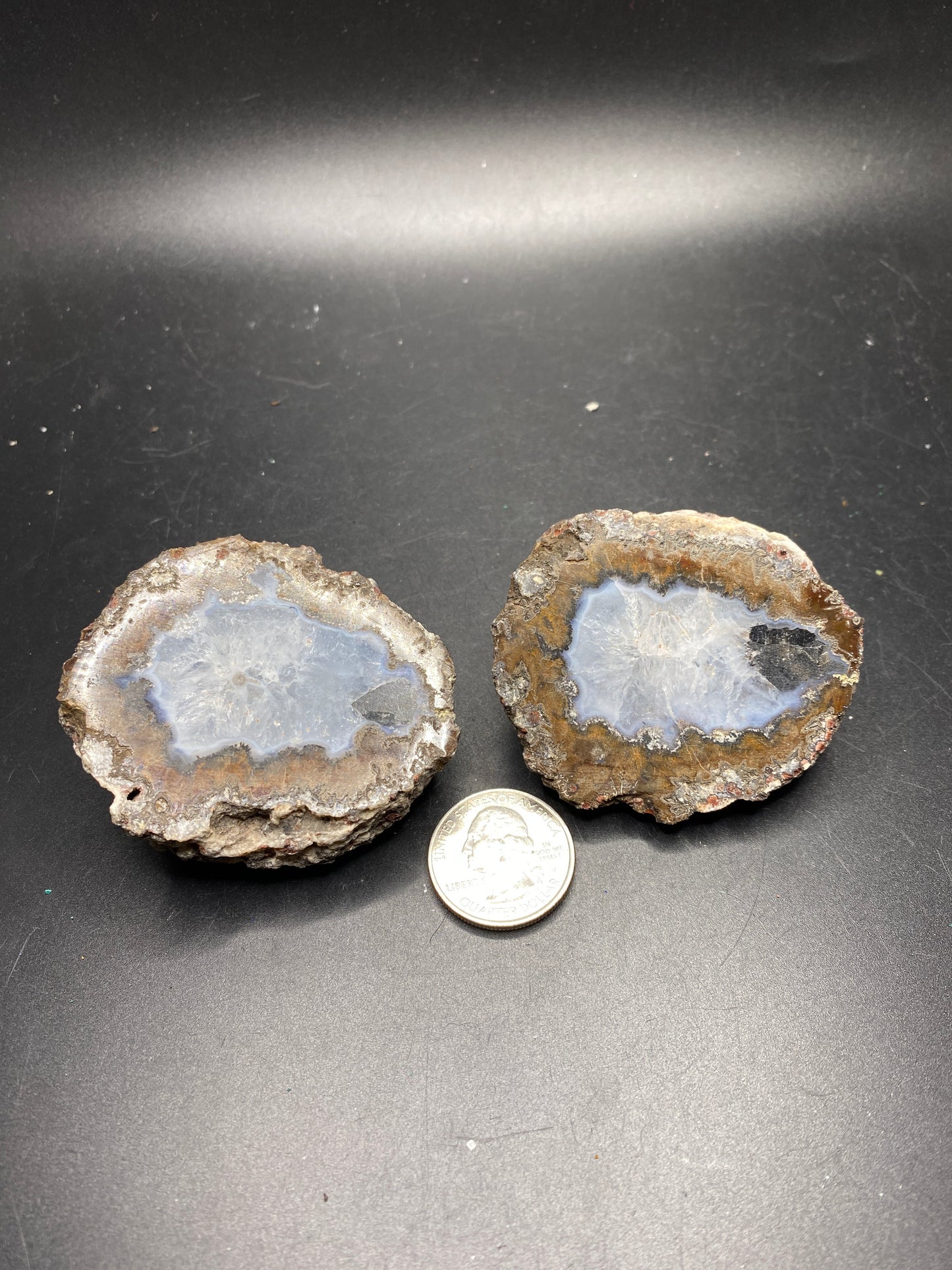 Agate Geode Pair - Mexico