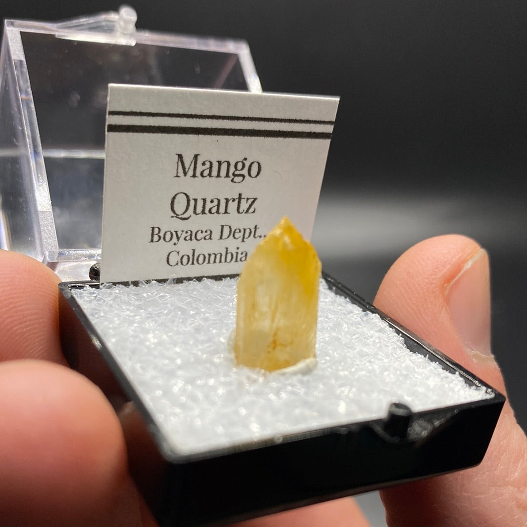 Mango Quartz Thumbnail Specimen - Columbia