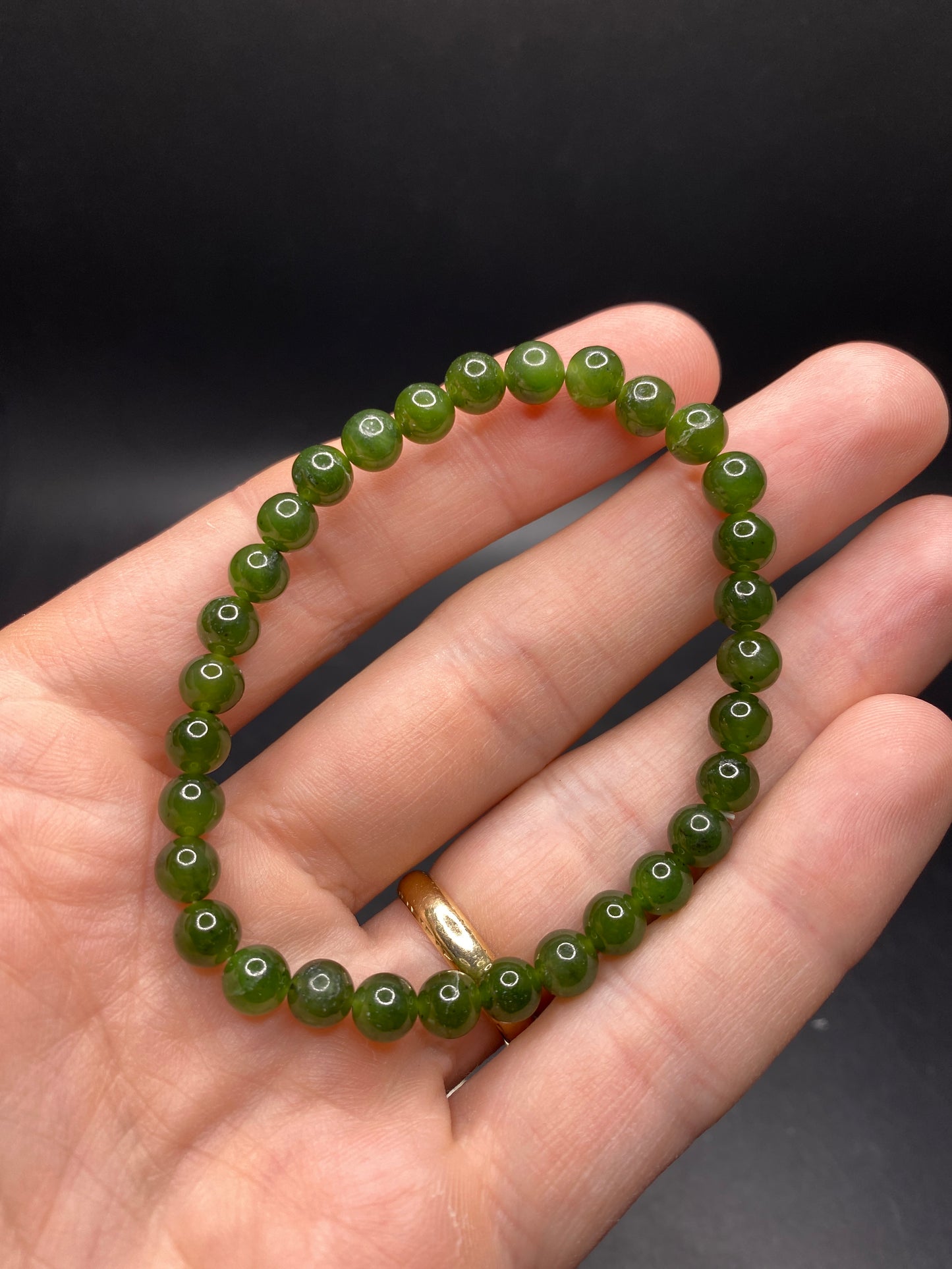 Nephrite Jade Bracelet - 6-8mm