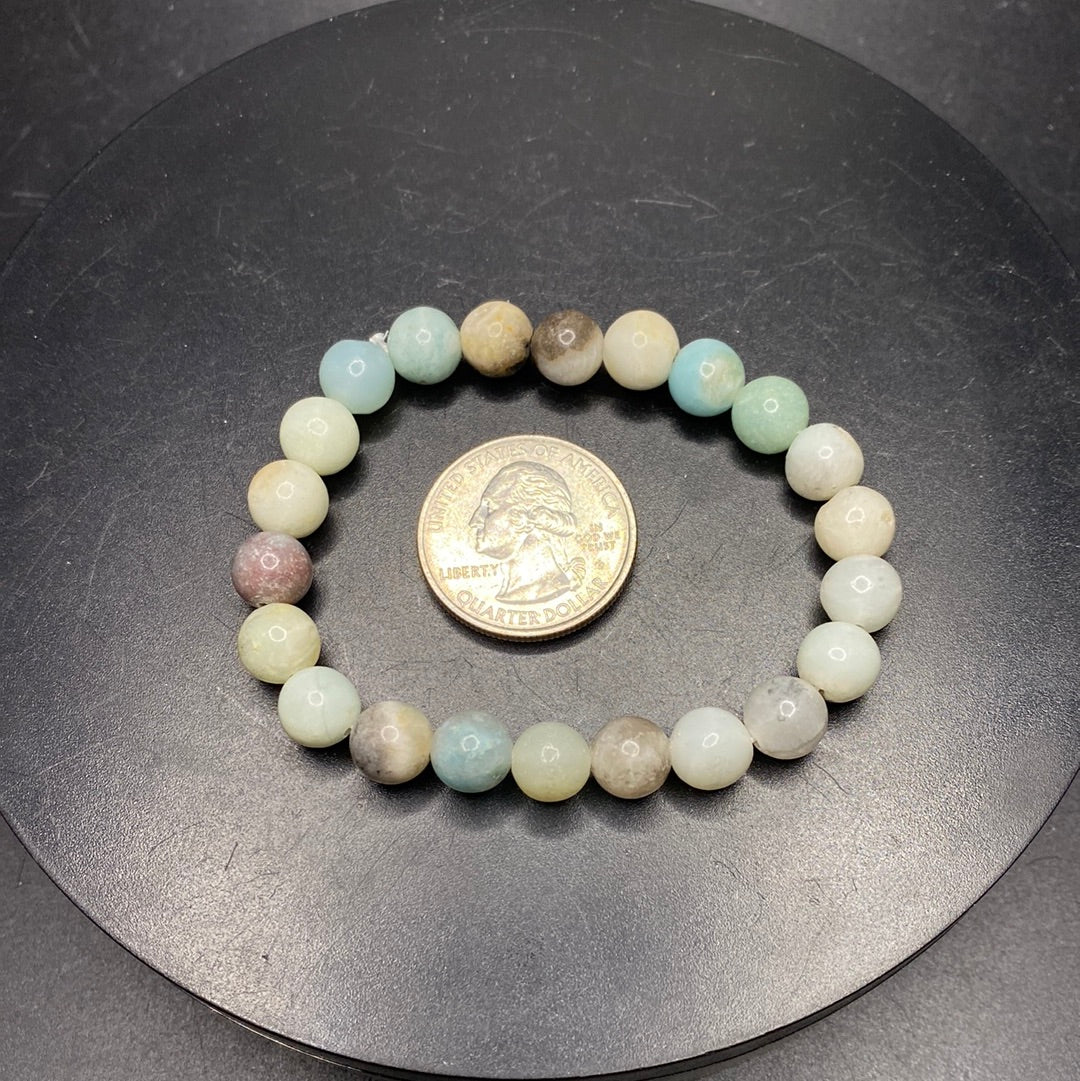 Caribbean Blue Calcite 8mm Bracelet